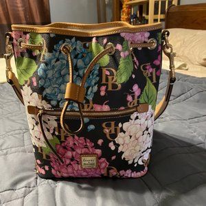Dooney and Bourke Hydrangea drawstring bag